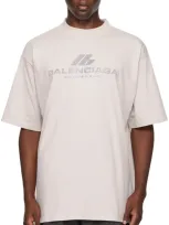 Balenciaga Off-white 'activewear' T-shirt In 9016 White