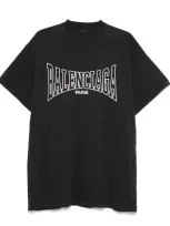 Balenciaga Black Logo Print T-shirt