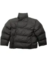 Balenciaga Nylon Puffer Jacket In Black