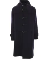 Bally Montgomery Wool Coat In Blue