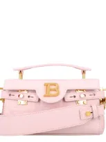 Balmain B-buzz 19 Shoulder Bag In Pink