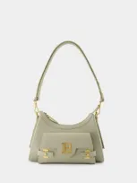 Balmain B-buzz Shoulder Bag In Green