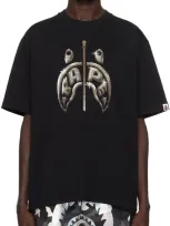 Bape Black Mad Shark Photo Print Relaxed Fit T-shirt