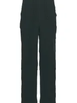 Bather Tiber Linen Leisure Pant In 그린