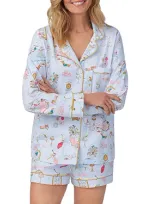 Bedhead Pajamas Long Sleeve Boyshort Pajama Set In Penthouse