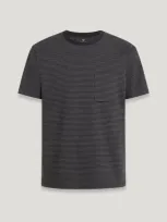 Belstaff Drum T-shirt In Black Fabric