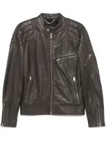 Belstaff T Racer Biker Jacket In Brown