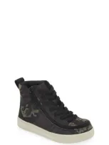 Billy Footwear Kids' Classic Lace High Top Sneaker In Camo/white