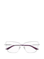 Bottega Veneta Eyeglasses In Silver