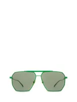 Bottega Veneta Sunglasses In Green