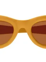 Bottega Veneta Sunglasses In Orange