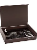 Bugatti Riviera Stainless Steel 49-piece Cutlery Set In Brown