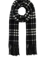 Burberry Cashmere Scarf In Blackcalicoipchk