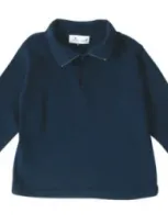 Busy Bees Kids'  Cotton Zip Sweater In Navy