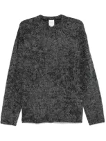 Calvin Klein Jacquard Sweater In Black