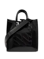 Casadei Medium Ale Tote Bag In Black