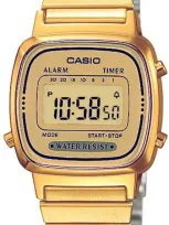 Casio Eu Watches Mod. La670wega-9ef In Gold