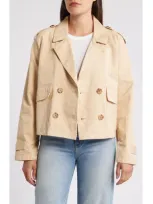 Caslonr Caslon(r) Cotton Utility Trench Jacket In Tan Shore