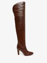 Chloé Eve Over-the-knee Boots In Sooty Brown