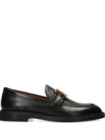 Chloé Leather Marcie Loafer In Black