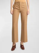 Chloé Flared Pants In Pearl_beige