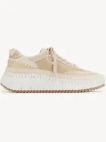 Chloé Nama Sneaker Beige Size 2 100% Polyester