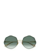 Chloé Sunglasses In Gold