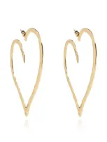 Chloé The  Encoeur Earrings In Gold