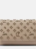 Christian Louboutin Paloma Empire Calfskin Clutch In C989 Saharienne/ Saharienne