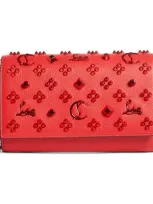 Christian Louboutin Paloma Loubinthesky Leather Clutch In Loubi Loubi