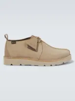 Clarks Originals Desert Trek Gtx Suede Loafers In Beige