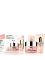 Clinique Skin School Supplies: Hydrate + Glow With Spf Skincare Gift Set In White