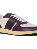 Collegium Pillar Destroyer Sneaker In White/purple