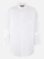 Comme Des Garcons Black Black Comme Des Garcons Shirts In White