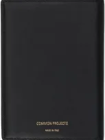 Common Projects Black Folio Passport Holder In 7547 Black