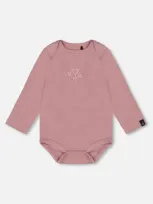 Deux Par Deux Baby Girl's Organic Cotton Bodysuit With Print Woodrose