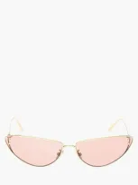 Dior Golden Metal Frame Miss  B1u Cat-eye Sunglasses