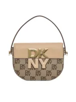 Dkny Shoulder Bag In Chino/cappuccino