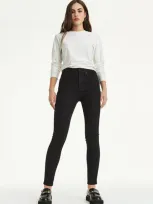 Dkny Bleeker High-rise Skinny Jeans In Subway Wash