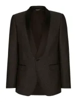 Dolce & Gabbana Black Micro-dot Blazer