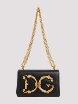 Dolce & Gabbana Dg Girls Mini Handbag In Black