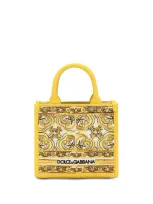 Dolce & Gabbana Dg Daily Mini Tote Bag In Yellow & Orange