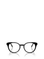 Dolce & Gabbana Eyewear Eyeglasses In Black On Leo Brown