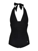 Dolce & Gabbana One-piece Swimsuits In Black