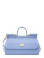 Dolce & Gabbana Sicily Handbag In Clear Blue