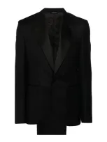 Dolce & Gabbana Monogram-jacquard Suit In Black