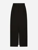 Dolce & Gabbana Tuxedo Pencil Midi Skirt In Black