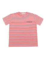 Dondup Kids' White And Red Striped T-shirt