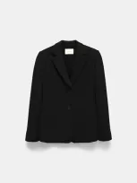 Dorothee Schumacher Blazer Aus Punto Milano Mit Aufgesetzten Taschen In Schwarz