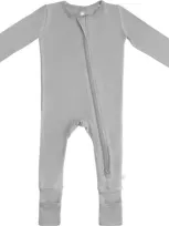 Dreamland Baby Kids'  Baby Pajamas With Dream Cuffs In Moon Grey